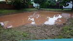 N&auml;chtlicher Starkregen hinterl&auml;sst Spuren in Salza (Foto: nnz)