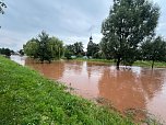 Hochwasser in Sundhausen (Foto: S. Dietzel)
