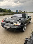 Autobahnunfall bei regennasser Fahrbahn (Foto: S.Dietzel)