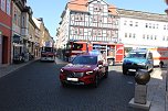 Einsatz in Bad Langensalza Innenstadt (Foto: oas) Einsatz in Bad Langensalza Innenstadt (Foto: oas)