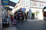 Einsatz in Bad Langensalza Innenstadt (Foto: oas) Einsatz in Bad Langensalza Innenstadt (Foto: oas)