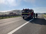 Unfall auf der Autobahn 38 bei Arenshausen (Foto: Feuerwehr Arenshausen/Silvio Dietzel) Unfall auf der Autobahn 38 bei Arenshausen (Foto: Feuerwehr Arenshausen/Silvio Dietzel)