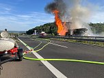 Unfall auf der Autobahn 38 bei Arenshausen (Foto: Feuerwehr Arenshausen/Silvio Dietzel) Unfall auf der Autobahn 38 bei Arenshausen (Foto: Feuerwehr Arenshausen/Silvio Dietzel)