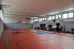Einmal runderneuert - die Turnhalle der Nordh&auml;user Berufsschule wurde heute eingeweiht (Foto: agl)