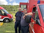 Feuerwehr-Drohnen-Einsatz im Kyffh&auml;userland bei einer &Uuml;bung (Foto: Alexander Becht)
