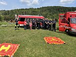 Feuerwehr-Drohnen-Einsatz im Kyffh&auml;userland bei einer &Uuml;bung (Foto: Alexander Becht)