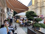 Wundervolle Abendstimmung an der Marktkirche (Foto: Eva Maria Wiegand)