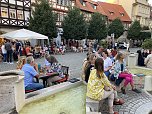 Wundervolle Abendstimmung an der Marktkirche (Foto: Eva Maria Wiegand)