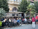 Wundervolle Abendstimmung an der Marktkirche (Foto: Eva Maria Wiegand)