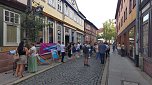 Berufsberatung in der Barf&uuml;&szlig;er Stra&szlig;e - in der Jazzmangel informierte man gestern &uuml;ber den Quereinstieg in das Bildungswesen (Foto: TMBJS)