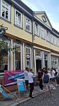 Berufsberatung in der Barf&uuml;&szlig;er Stra&szlig;e - in der Jazzmangel informierte man gestern &uuml;ber den Quereinstieg in das Bildungswesen (Foto: TMBJS)