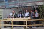 Festakt, Richtfest, Sommerparty - an der Oberstufe des Humboldt-Gymnasiums gab es heute volles Programm (Foto: agl)