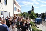 Festakt, Richtfest, Sommerparty - an der Oberstufe des Humboldt-Gymnasiums gab es heute volles Programm (Foto: agl)