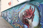 Graffiti an der Nordbrand-Wand (Foto: agl)