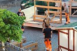 Vorbereitungen f&uuml;r das 30. Mittelalterfest in Bad Langensalza (Foto: Eva Maria Wiegand)