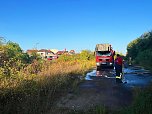 Feuerwehreinsatz am Bahngel&auml;nde (Foto: nnz)