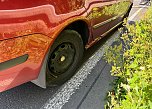 Unfall am Abzweig der B4 (Foto: S.Dietzel)