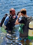Trafen &uuml;ber und unter Wasser (Foto: TSC Neptun)