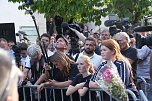 Kundgebund und Protest in Nordhausen - die AfD hatte zum "B&uuml;rgerfest" geladen (Foto: agl)