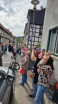 In Ellrich wurden heute die Spitzen auf die neuen Kircht&uuml;rme gesetzt und die Glocken in die H&ouml;he gebracht (Foto: Sven Tetzel)