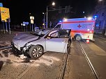 Unfall in Nordhausen (Foto: S.Dietzel) Unfall in Nordhausen (Foto: S.Dietzel)