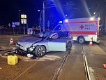 Unfall in Nordhausen (Foto: S.Dietzel) Unfall in Nordhausen (Foto: S.Dietzel)