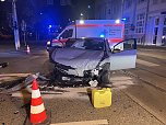 Unfall in Nordhausen (Foto: S.Dietzel) Unfall in Nordhausen (Foto: S.Dietzel)