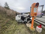 Unfall auf der A 38 (Foto: S.Dietzel) Unfall auf der A 38 (Foto: S.Dietzel)