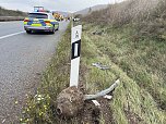 Unfall auf der A 38 (Foto: S.Dietzel) Unfall auf der A 38 (Foto: S.Dietzel)
