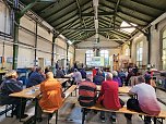 Eisenbahnabend im Straßenbahndepot (Foto: Förderverein Straßenbahnfreunde Nordhausen) Eisenbahnabend im Straßenbahndepot (Foto: Förderverein Straßenbahnfreunde Nordhausen)