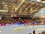 Europäischer Spitzenhandball in der Wiedigsburghalle (Foto: A.Meyer) Europäischer Spitzenhandball in der Wiedigsburghalle (Foto: A.Meyer)