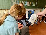 Vorlesetag am Förderzentrum Pestalozzi in Nordhausen (Foto: Förderzentrum "Johann Heinrich Pestalozzi" Nordhausen) Vorlesetag am Förderzentrum Pestalozzi in Nordhausen (Foto: Förderzentrum "Johann Heinrich Pestalozzi" Nordhausen)