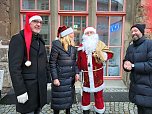 Peter Blei unterwegs auf dem Weihnachtsmarkt (Foto: Peter Blei)