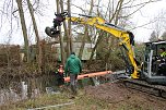 Biberbau-Drainage in der Salza (Foto: agl)