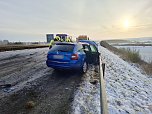 Unfall auf der A38 (Foto: SIlvio Dietzel/Feuerwehr Gro&szlig;wechsungen)