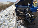 Unfall auf der A38 (Foto: SIlvio Dietzel/Feuerwehr Gro&szlig;wechsungen)