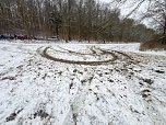 Autofahrer zerst&ouml;ren Gr&uuml;nfl&auml;chen (Foto: S. Dietzel)