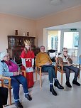 Sternsinger zu Besuch in der Diakonie Tagespflege in G&uuml;nzerode (Foto: Diakonie-Werk Landkreis Nordhausen West)