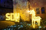 Wei&szlig;e Schlossweihnacht in Sondershausen mit wundervollen Lichtinstallationen (Foto: Janine Skara)
