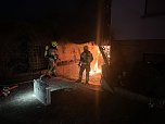 Brand letzte Nacht in Sondershausen (Foto: S.Dietzel)