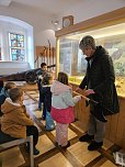 Kinder der Kindervilla Bad Frankenhausen besuchen zum Thema: Ritter, Bauern, Burgverwalter das Regionalmuseum (Foto: Katrin Milde)