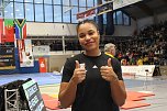 Sportlerinnen und Sportler begeisterten beim Indoor-Kugelstoßen, in der Wiedigsburghalle in Nordhausen, das Publikum (Foto: Eva Maria Wiegand) Sportlerinnen und Sportler begeisterten beim Indoor-Kugelstoßen, in der Wiedigsburghalle in Nordhausen, das Publikum (Foto: Eva Maria Wiegand)