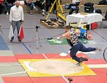 Kugelsto&szlig;-Indoor in der Wiedigsburg (Foto: Peter Blei)