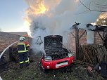 Scheunenbrand heute Morgen in Himmelsberg (Foto: S.Dietzel) Scheunenbrand heute Morgen in Himmelsberg (Foto: S.Dietzel)