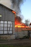 Scheunenbrand heute Morgen in Himmelsberg (Foto: S.Dietzel) Scheunenbrand heute Morgen in Himmelsberg (Foto: S.Dietzel)