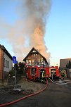 Scheunenbrand heute Morgen in Himmelsberg (Foto: S.Dietzel) Scheunenbrand heute Morgen in Himmelsberg (Foto: S.Dietzel)