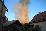 Scheunenbrand heute Morgen in Himmelsberg (Foto: S.Dietzel) Scheunenbrand heute Morgen in Himmelsberg (Foto: S.Dietzel)