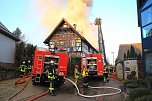 Scheunenbrand heute Morgen in Himmelsberg (Foto: S.Dietzel) Scheunenbrand heute Morgen in Himmelsberg (Foto: S.Dietzel)