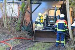 Scheunenbrand heute Morgen in Himmelsberg (Foto: S.Dietzel) Scheunenbrand heute Morgen in Himmelsberg (Foto: S.Dietzel)