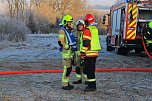 Scheunenbrand heute Morgen in Himmelsberg (Foto: S.Dietzel) Scheunenbrand heute Morgen in Himmelsberg (Foto: S.Dietzel)